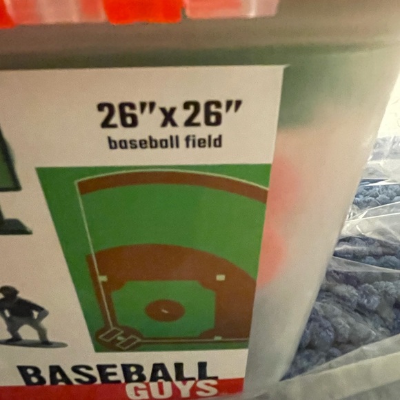 NIB Baseball Guys 27 pc action figure red & blue team scoreboard & field Kaskey - Picture 12 of 16